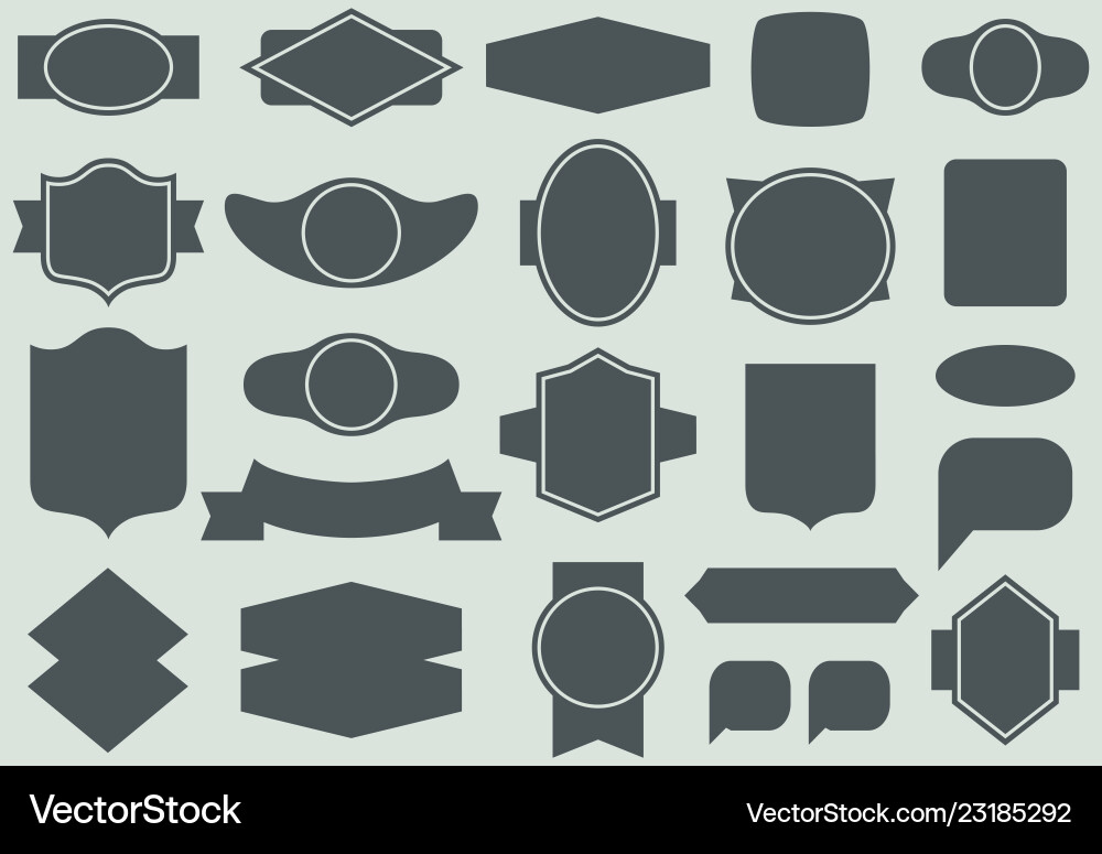 Labels and frames seamless pattern Labels and frames seamless pattern Vector Image
