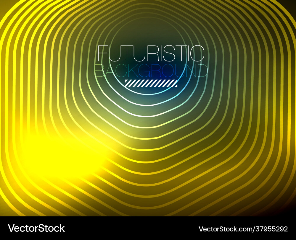 Neon color square shape lines abstract background Neon color square shape lines abstract background Vector Image