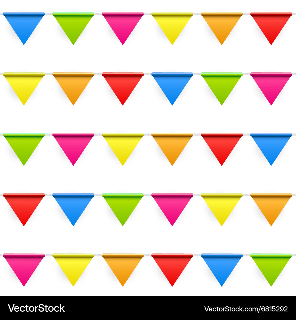 Party background with flags seamless pattern Vector Image