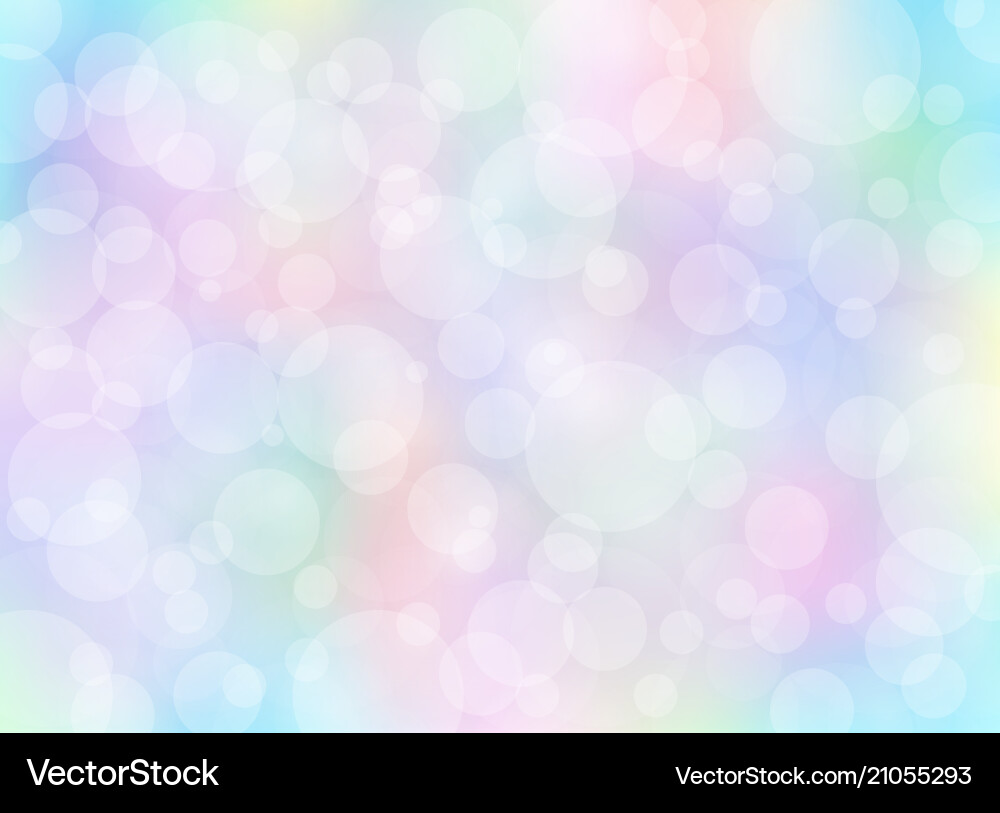 Abstract Bokeh Colorful Background vector image