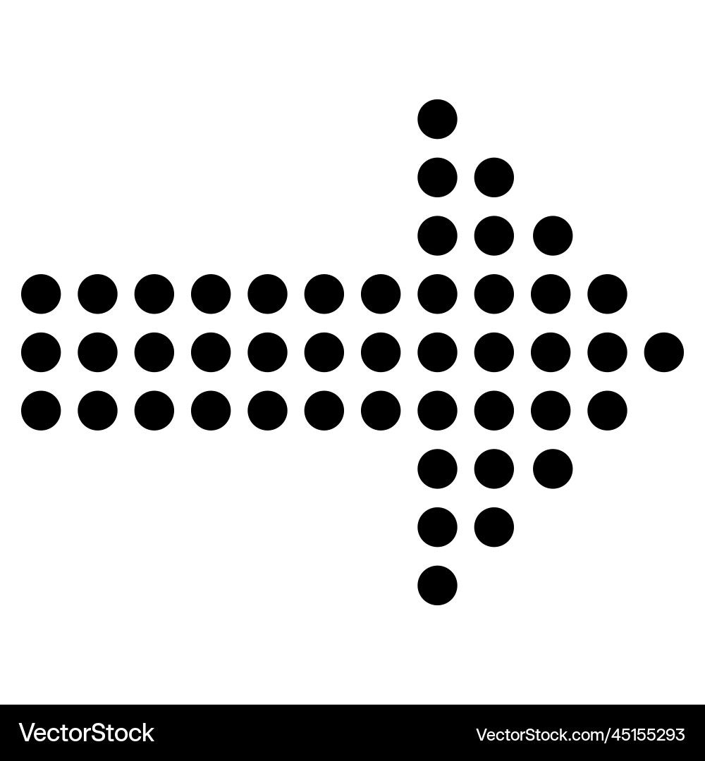 Arrow icon modern simple or cursor vector image