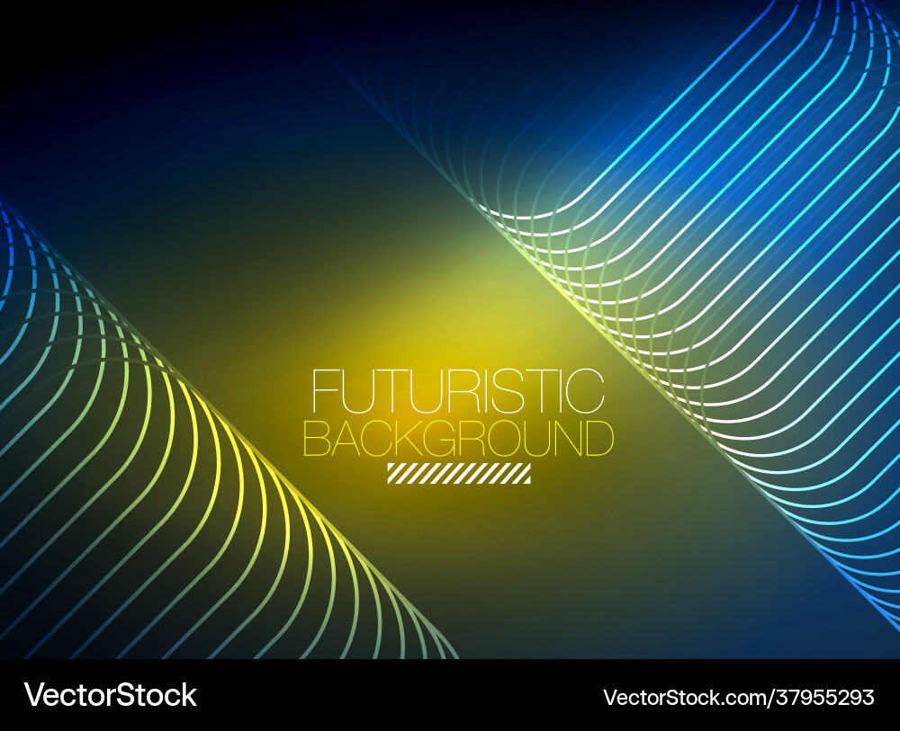 Neon color square shape lines abstract background Neon color square shape lines abstract background Vector Image