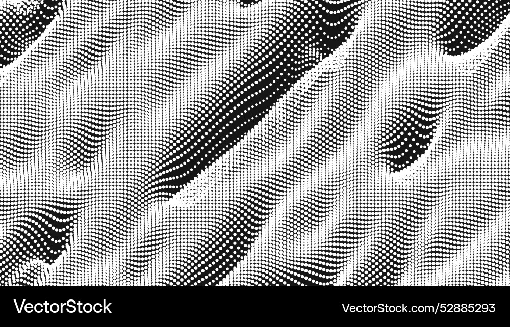 Point wave noise texture abstract dot background Vector Image