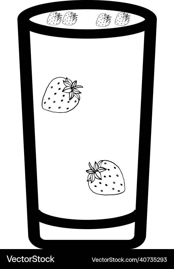 Smoothie icon simple element from drinks Vector Image