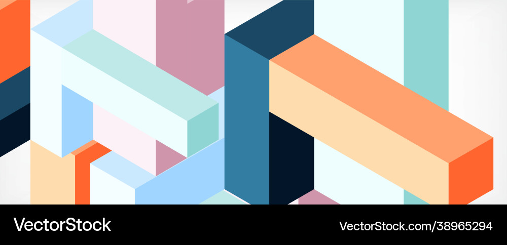 Abstract background 3d cubes cubic elements Abstract background 3d cubes cubic elements vector image