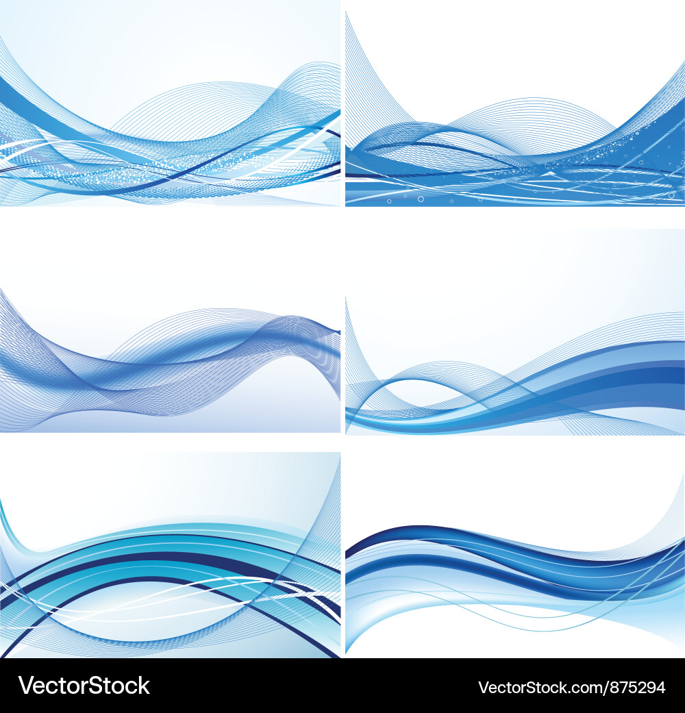 Abstract background set vector image
