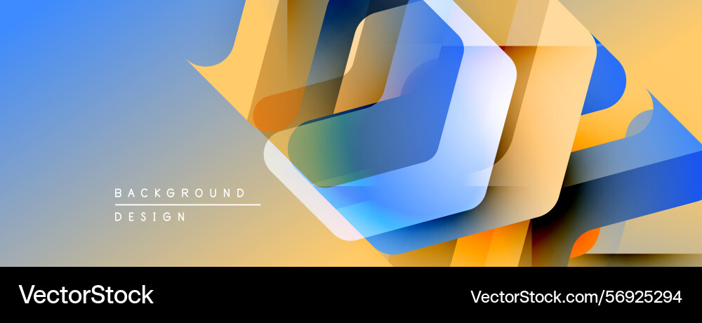 Abstract geometric shapes overlap creating Abstract geometric shapes overlap creating Vector Image