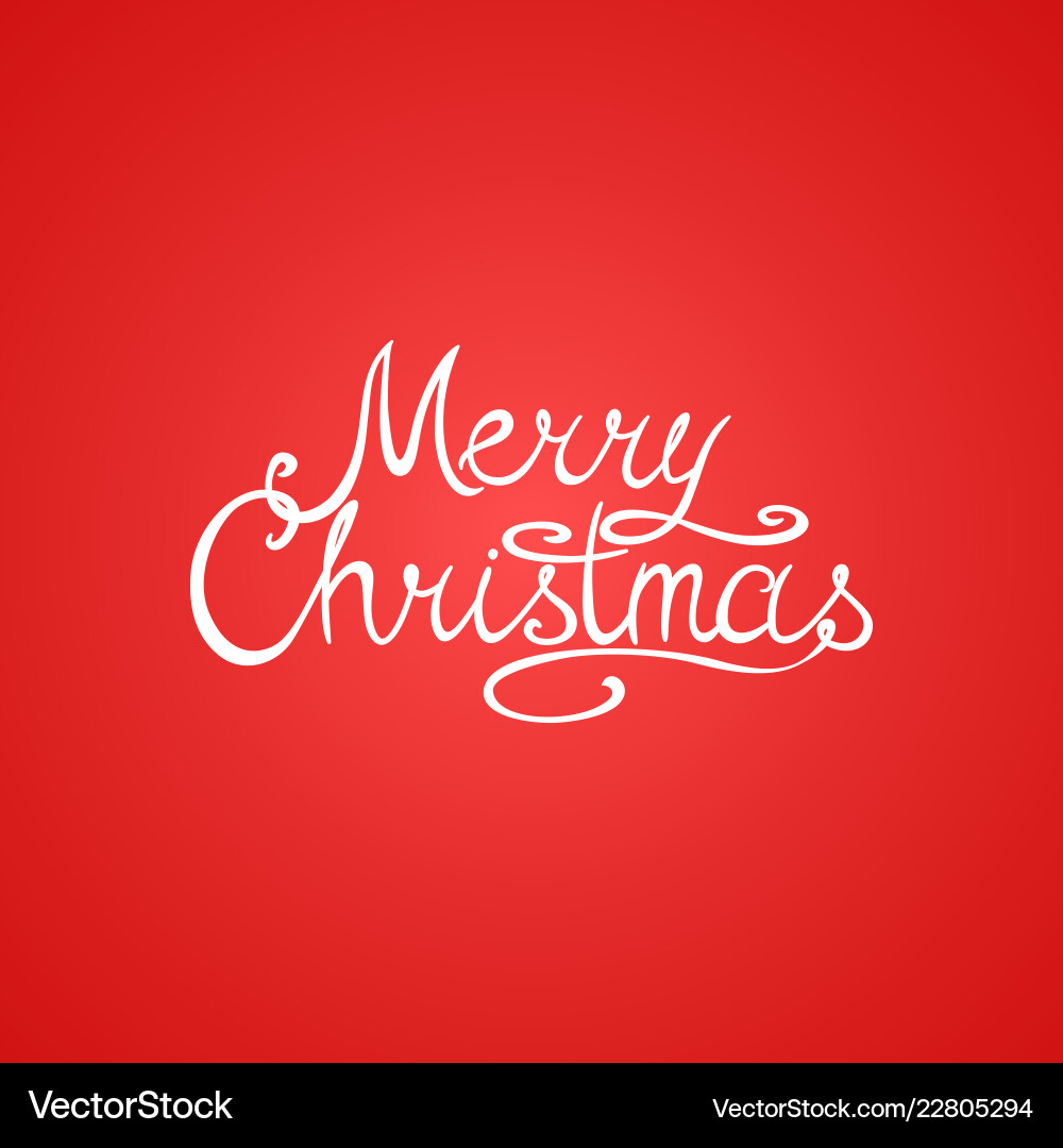 Winter holiday red simple background merry Winter holiday red simple background merry vector image