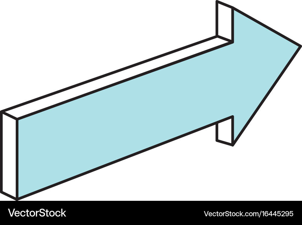 Arrow pointer symbol Vector Image