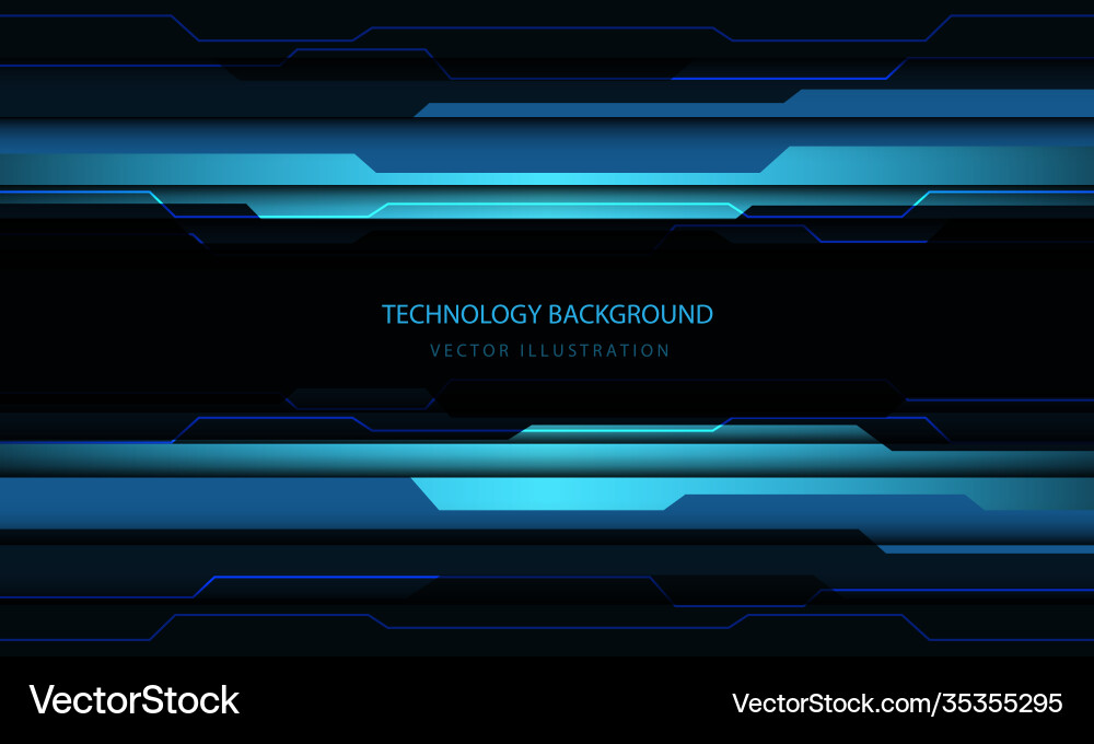 Cyber Circuit Tech Background Vector Image
