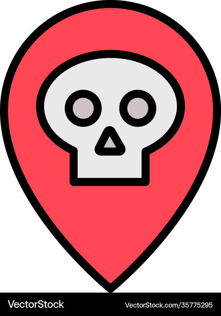 Hacker location icon Vector Image