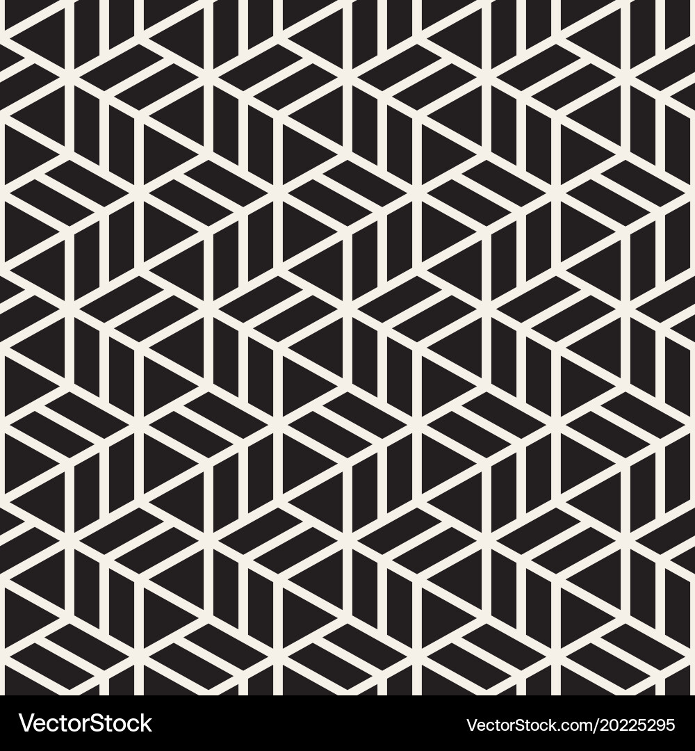 Hexagonal Grid Pattern Vector Image