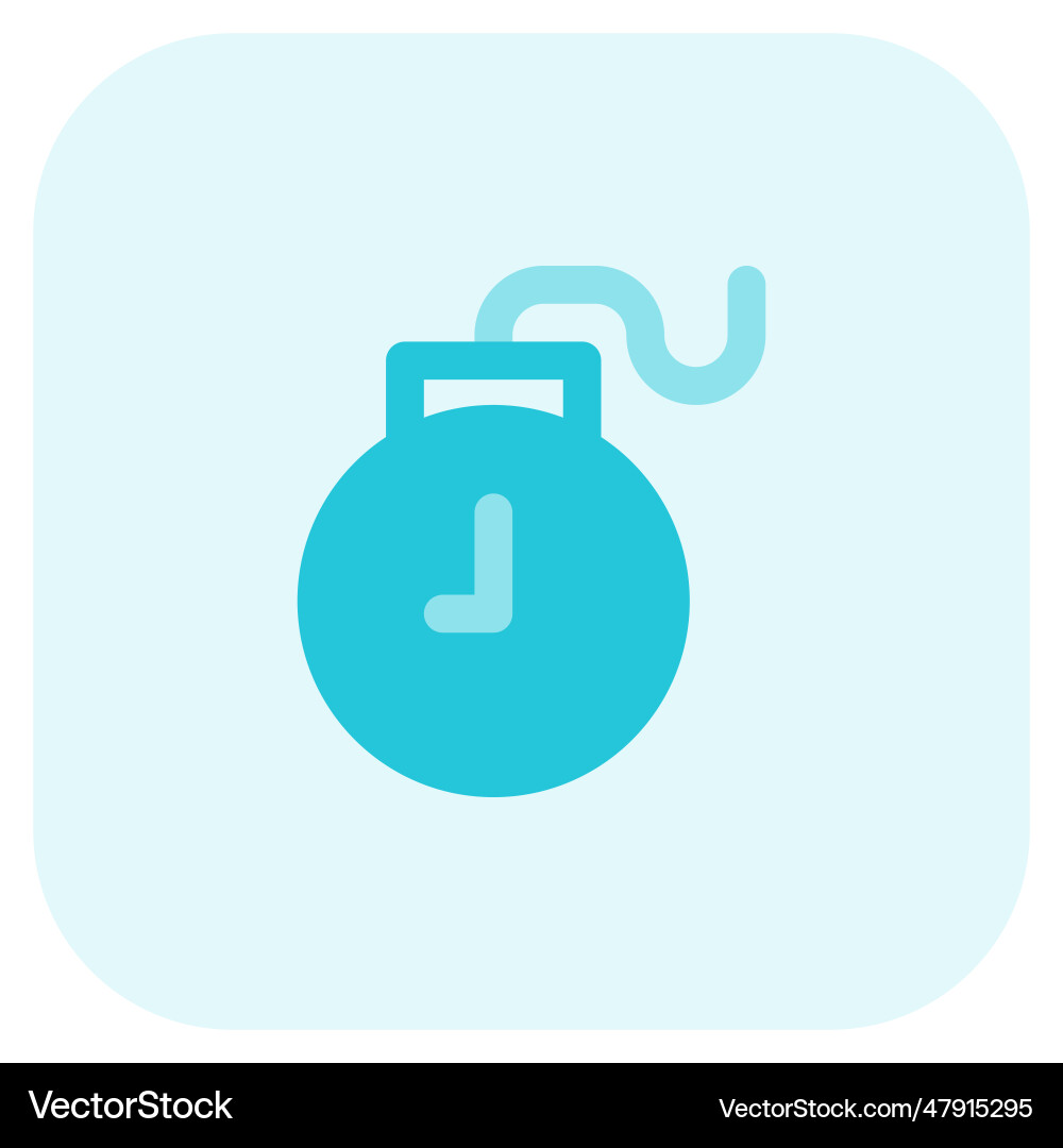 Time bomb a computer software to manage Vector Image