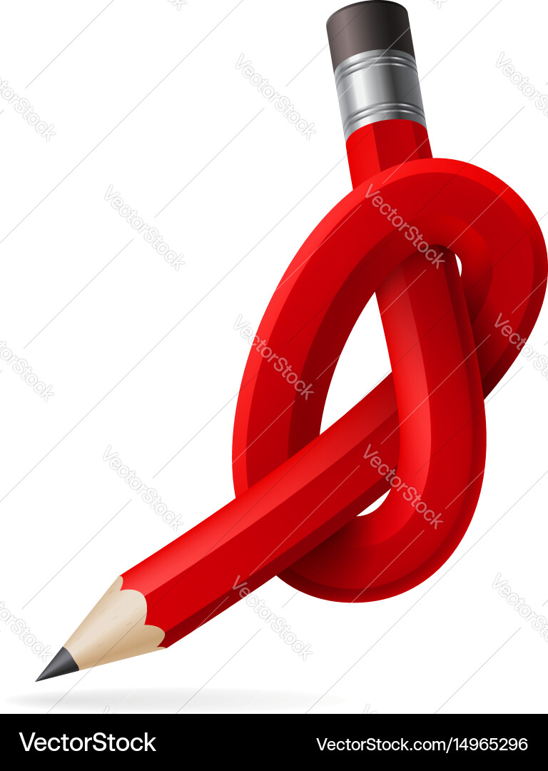 Abstract Pencil Node Vector Image