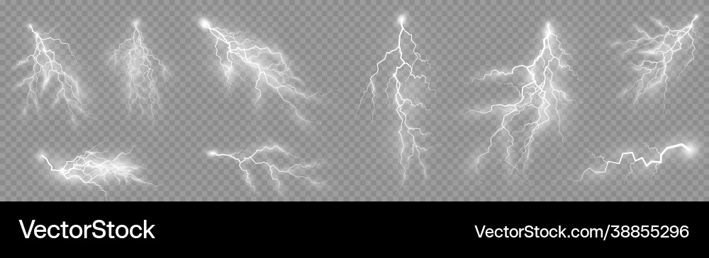 Blitz-Storm-Effekte Vektorbild