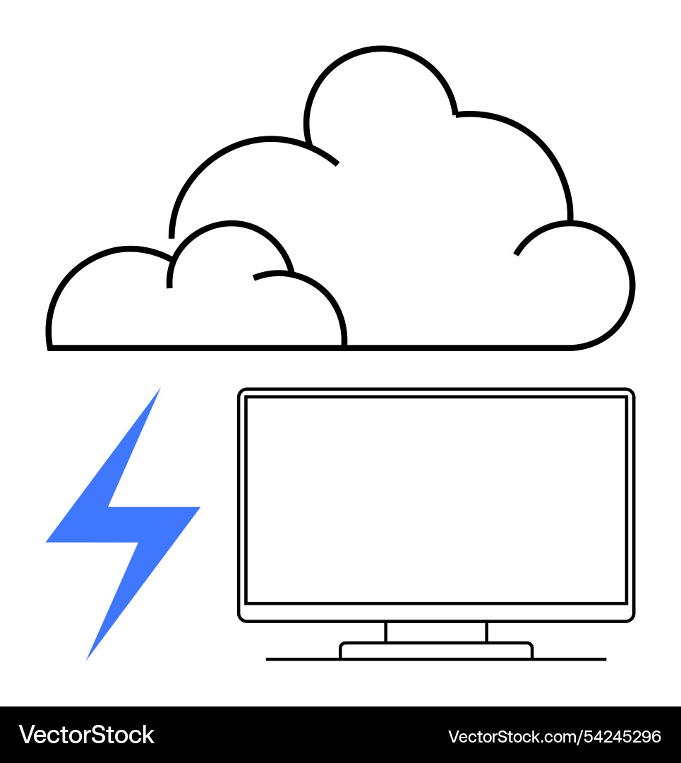 Cloud computing concept with storage Cloud computing concept with storage Vector Image