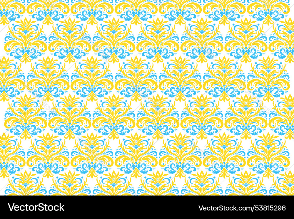 Seamless floral pattern for wedding textile design
