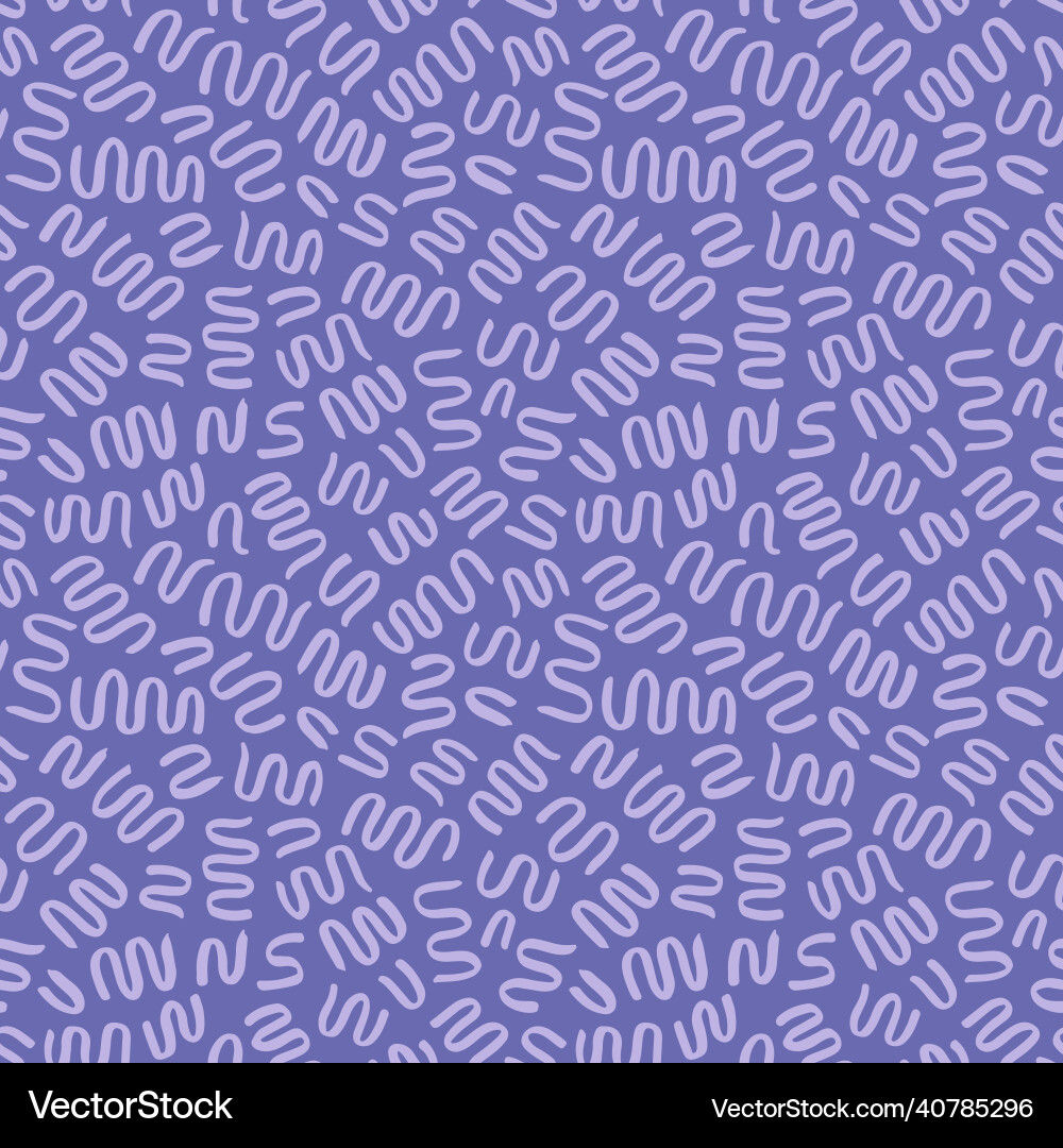 Zig zag brush stroke seamless pattern vector image