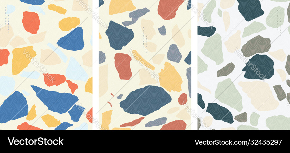Abstract background with japanese wave pattern Abstract background with japanese wave pattern vector image