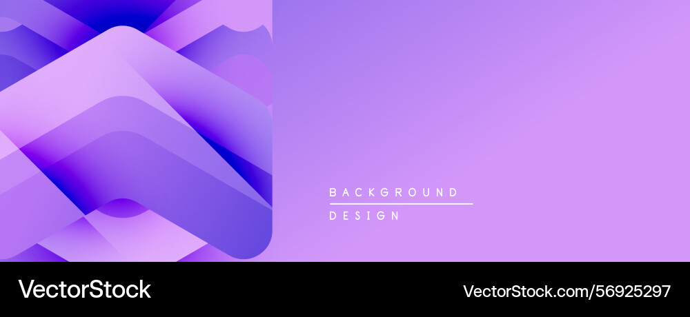 Abstract purple layers create dynamic background Vector Image