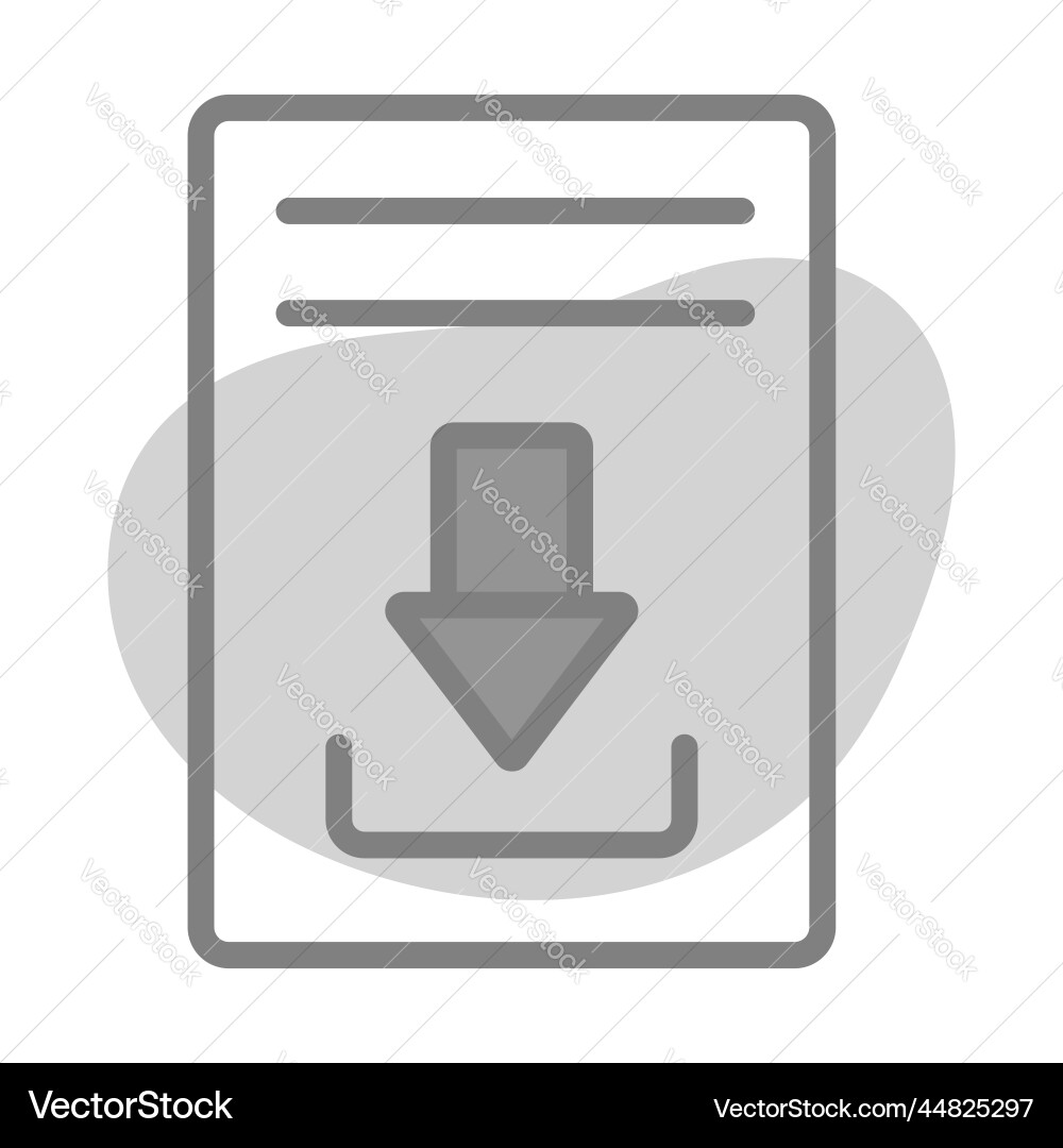 Downloads icon user interface as a simple sign Vector Image