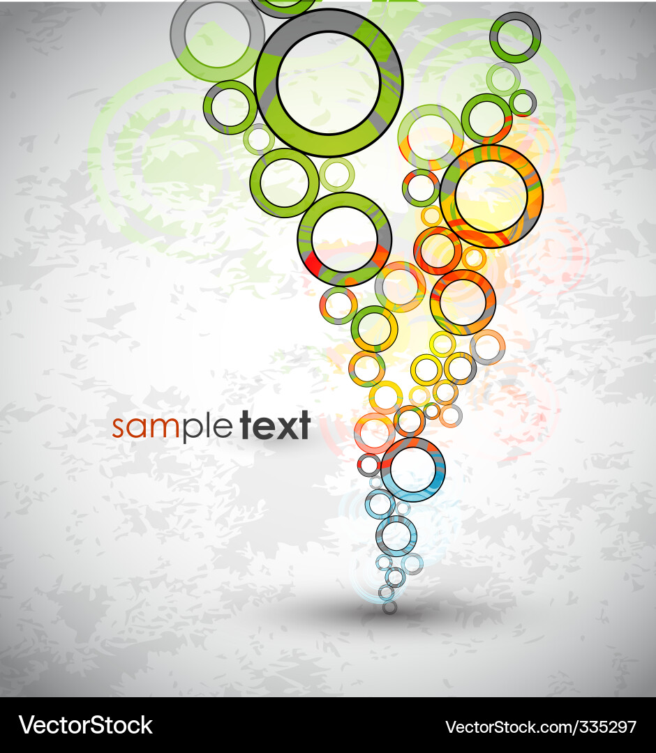 Dynamic Bubble Gradient Vector Image