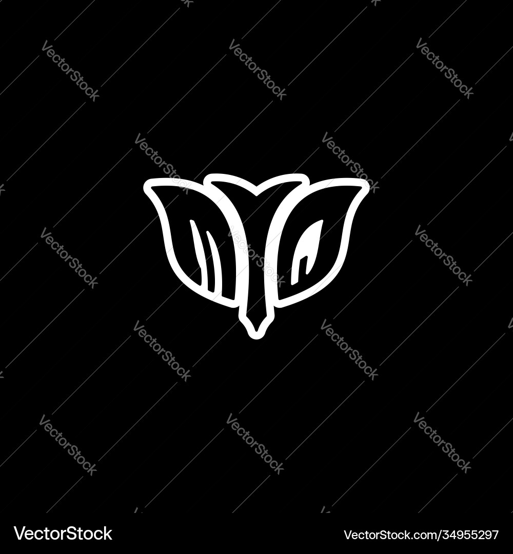 M q initials bow arrow simple modern minimalist M q initials bow arrow simple modern minimalist Vector Image