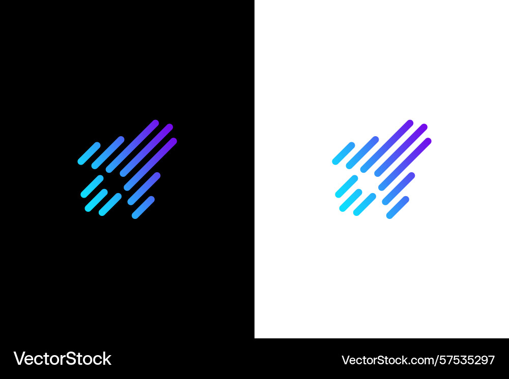 Rocket lab with simple line logo concept Vector Image