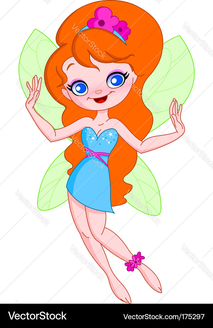 Young fairy Vector Image