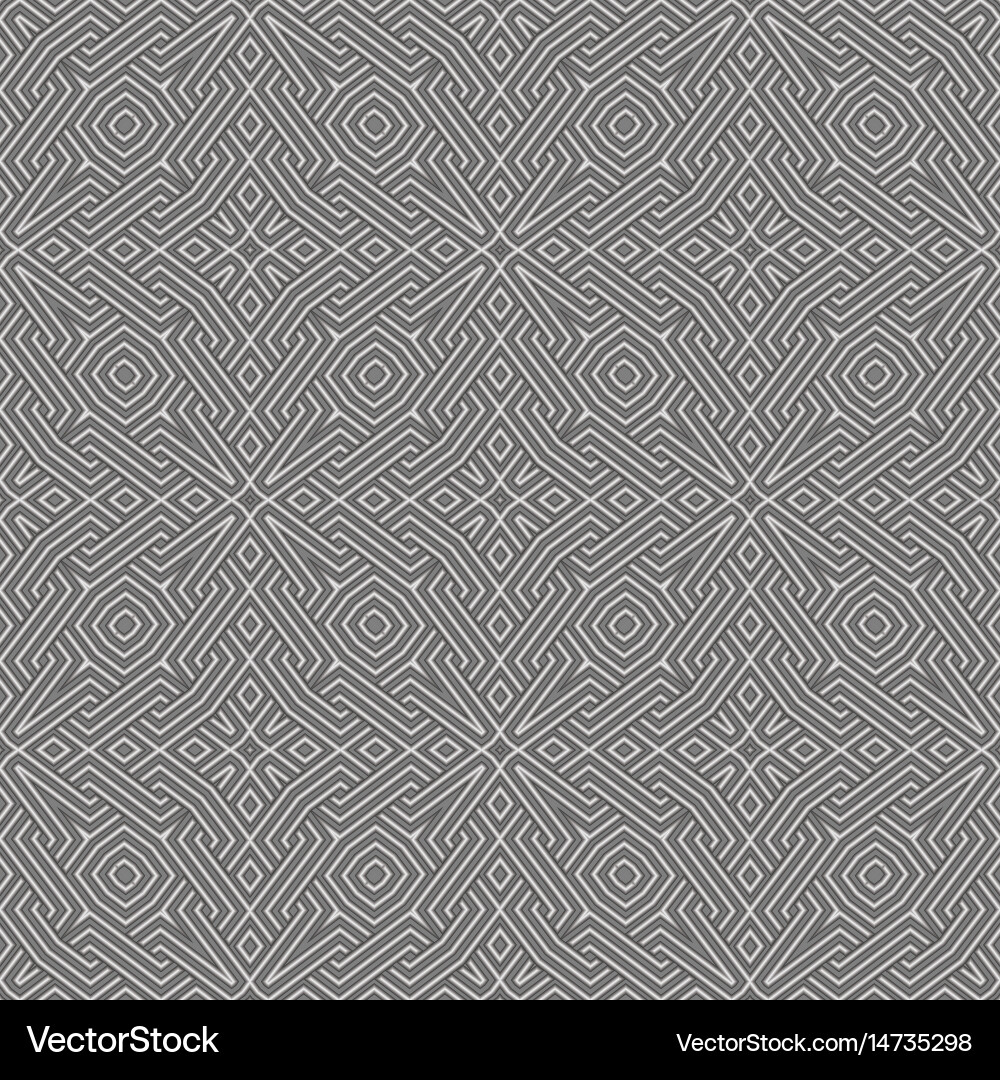 Abstract metallic background seamless pattern Vector Image