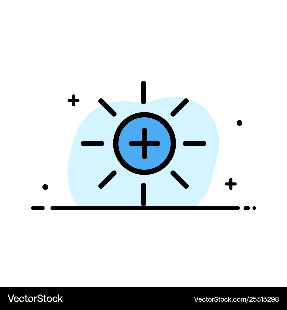 Brightness interface ui user business flat line Brightness interface ui user business flat line vector image