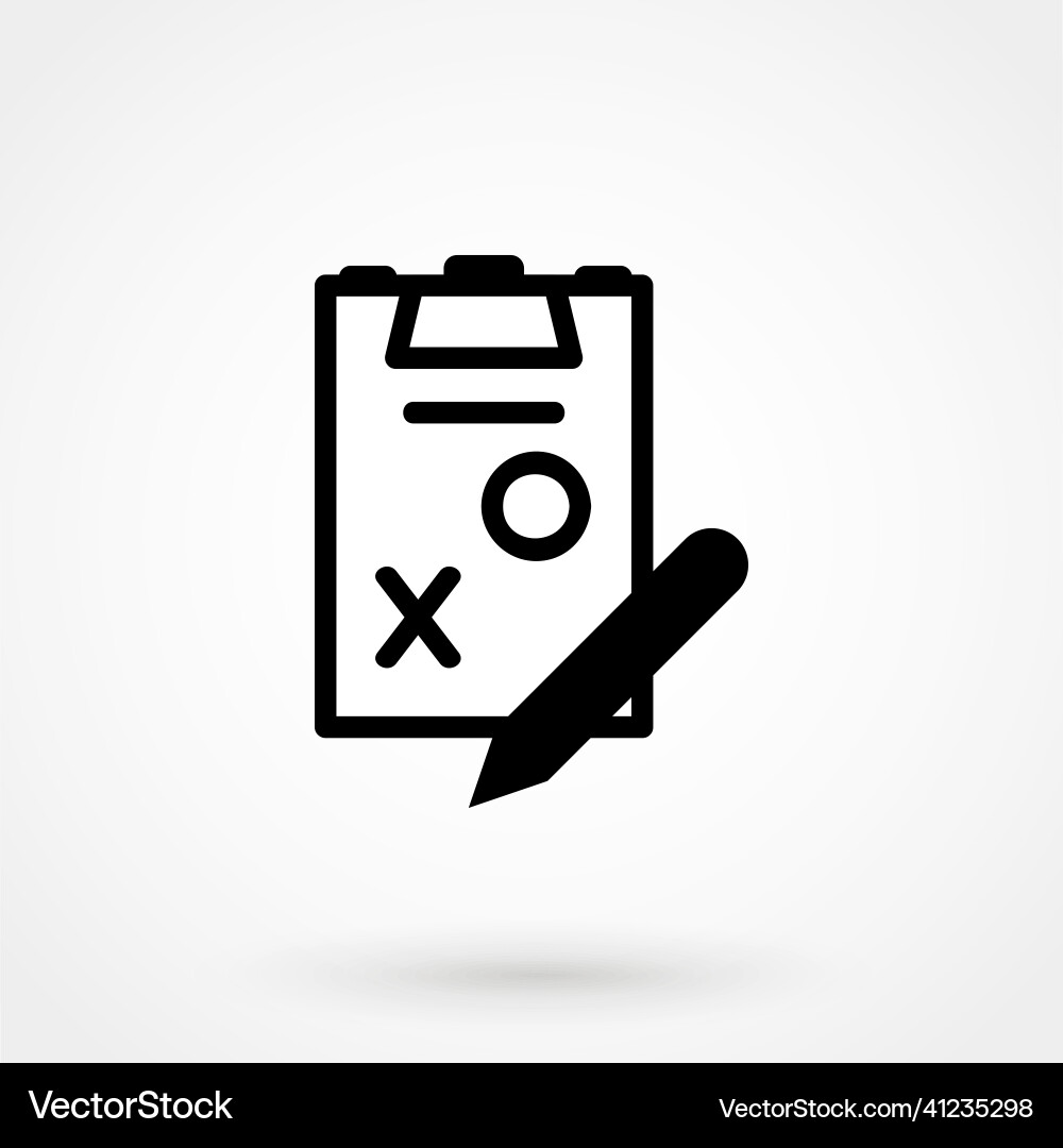 Checklist icon one of set web icons Vector Image