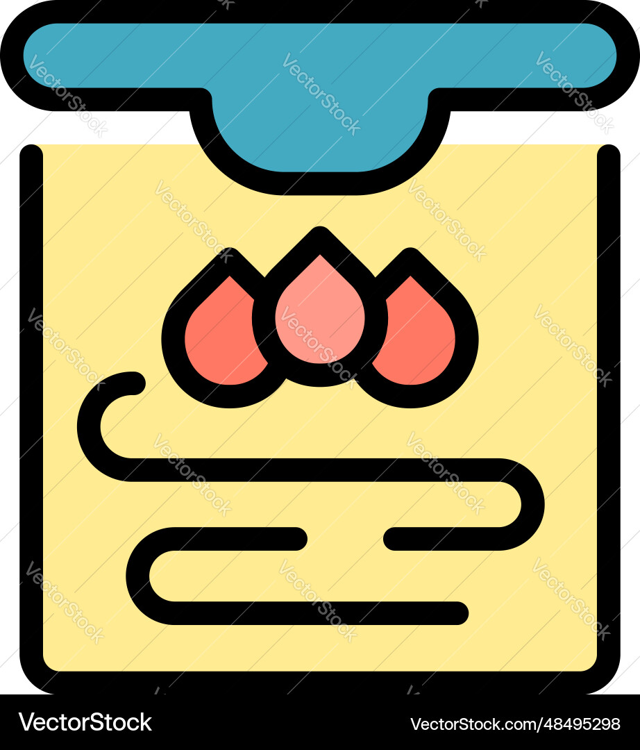 Dropper plotter machine icon flat Dropper plotter machine icon flat vector image