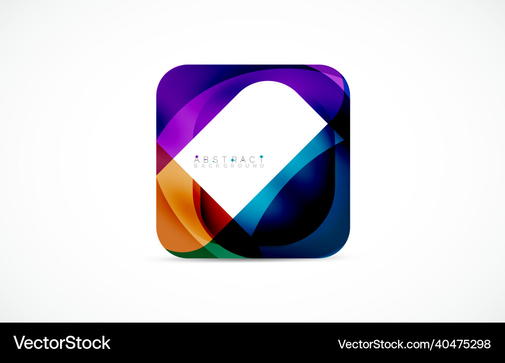 Minimal background abstract square shape Minimal background abstract square shape vector image
