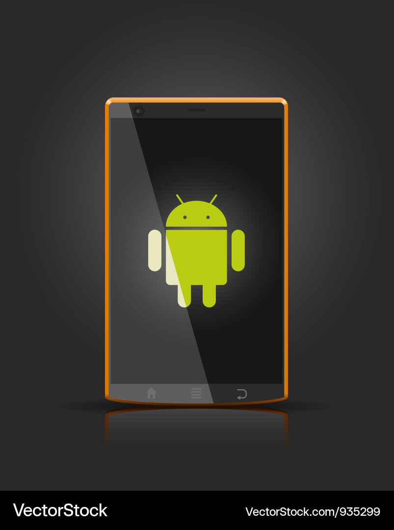 Android Phone Icon Vector Image