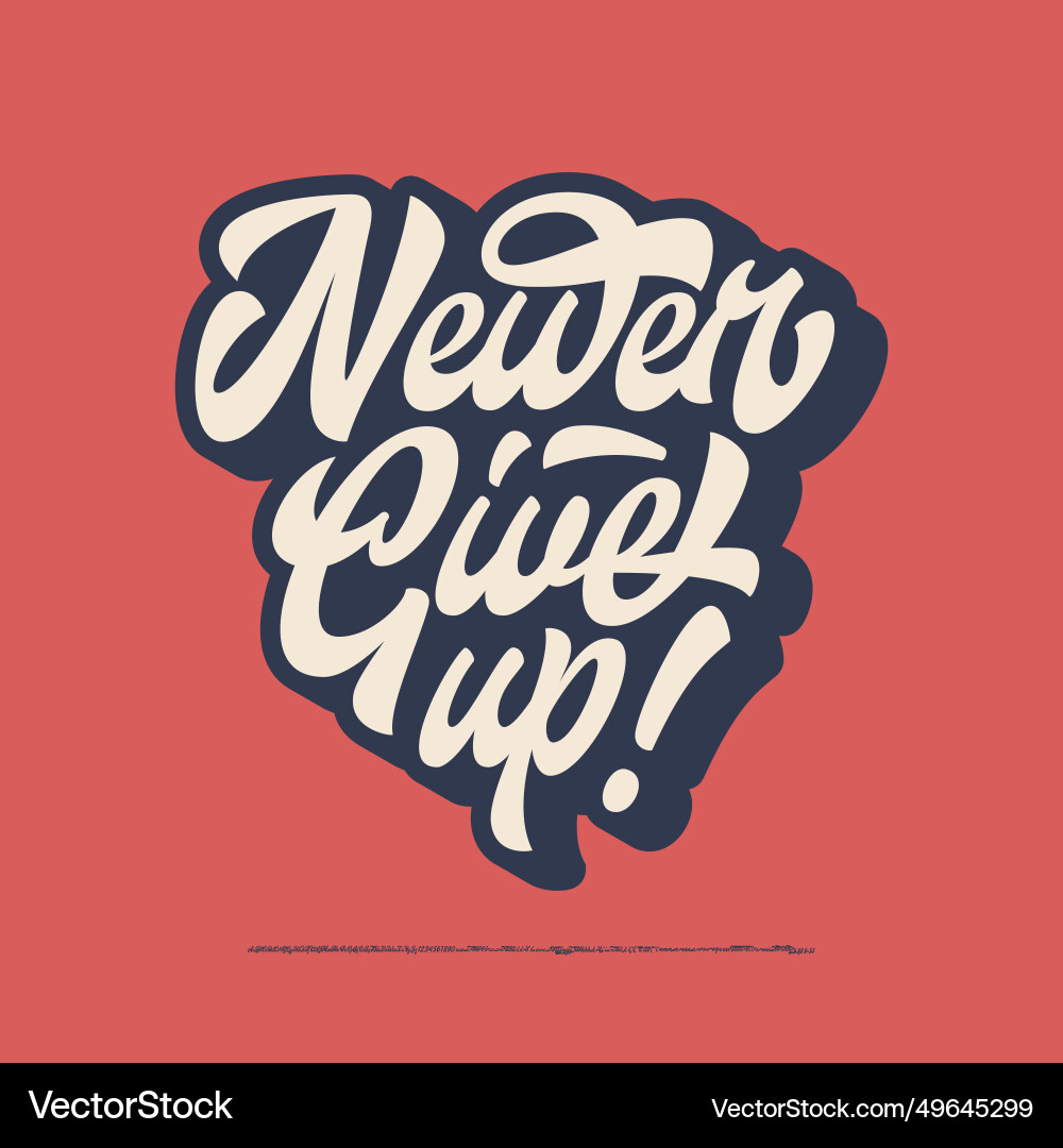 Brush script font Brush script font vector image