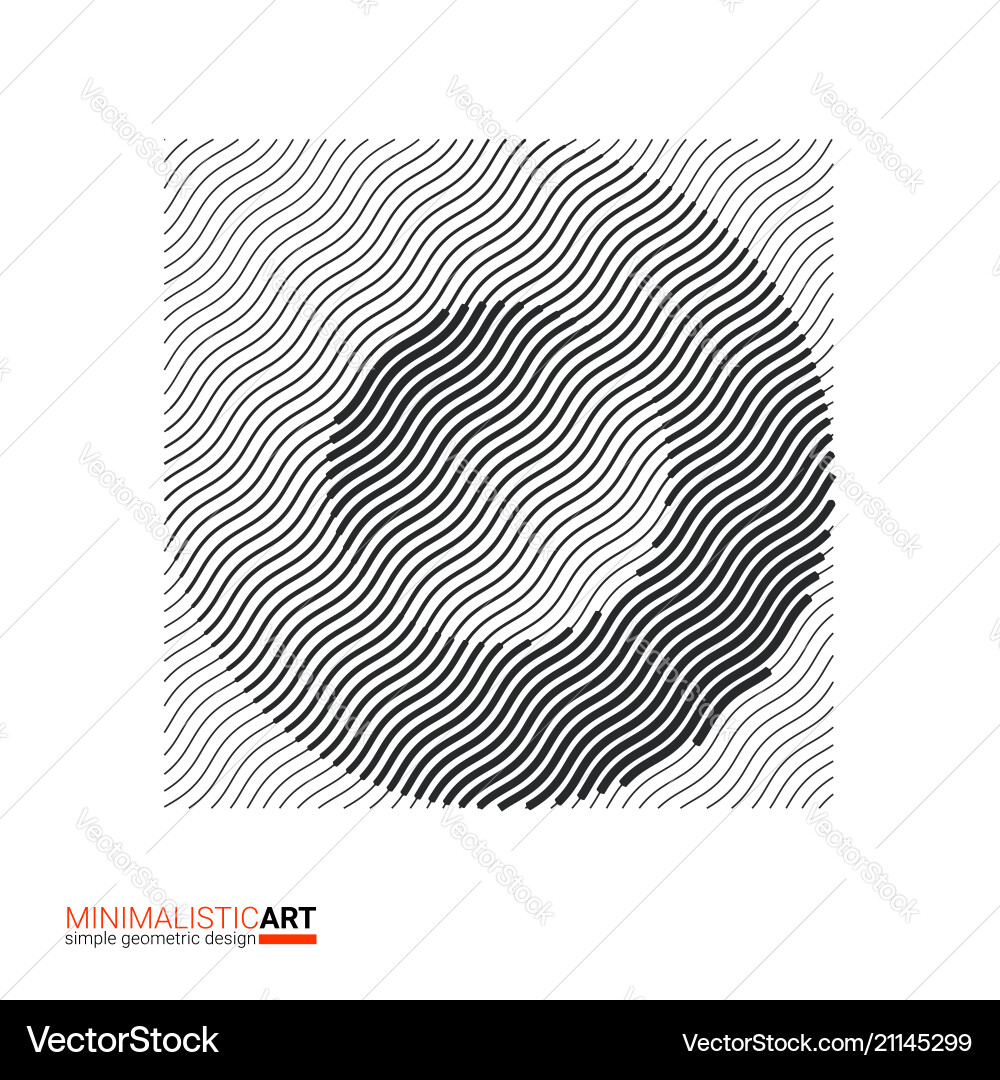 Minimalist Geometric Shape Royalty Free Vector Image