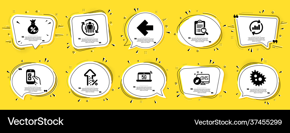 Technology icons set included icon as web system Technology icons set included icon as web system Vector Image