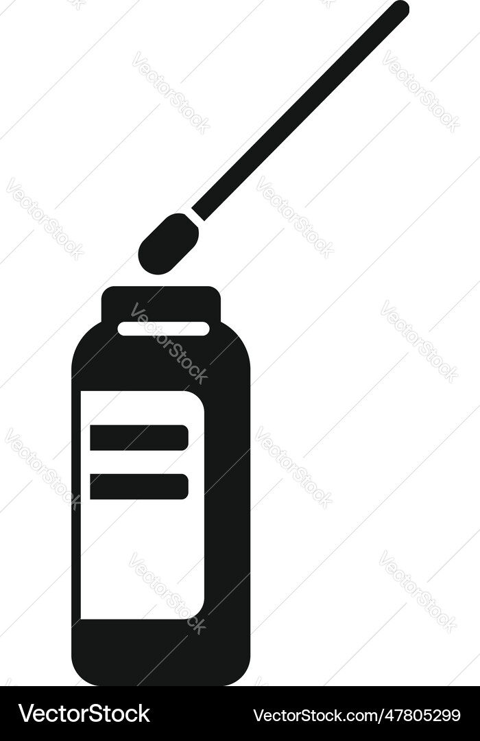 Test result icon simple lab sample Vector Image