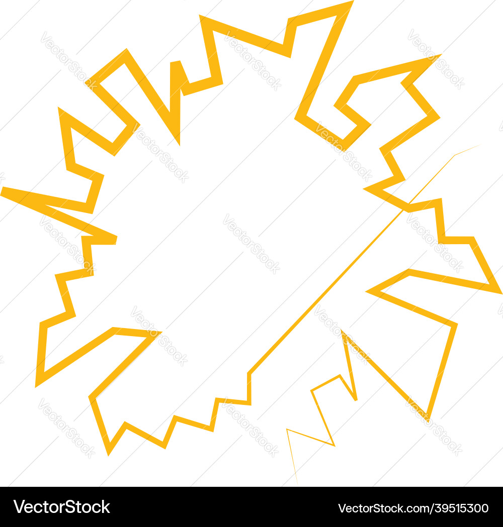 Abstract Angular Circular Element Vector Image