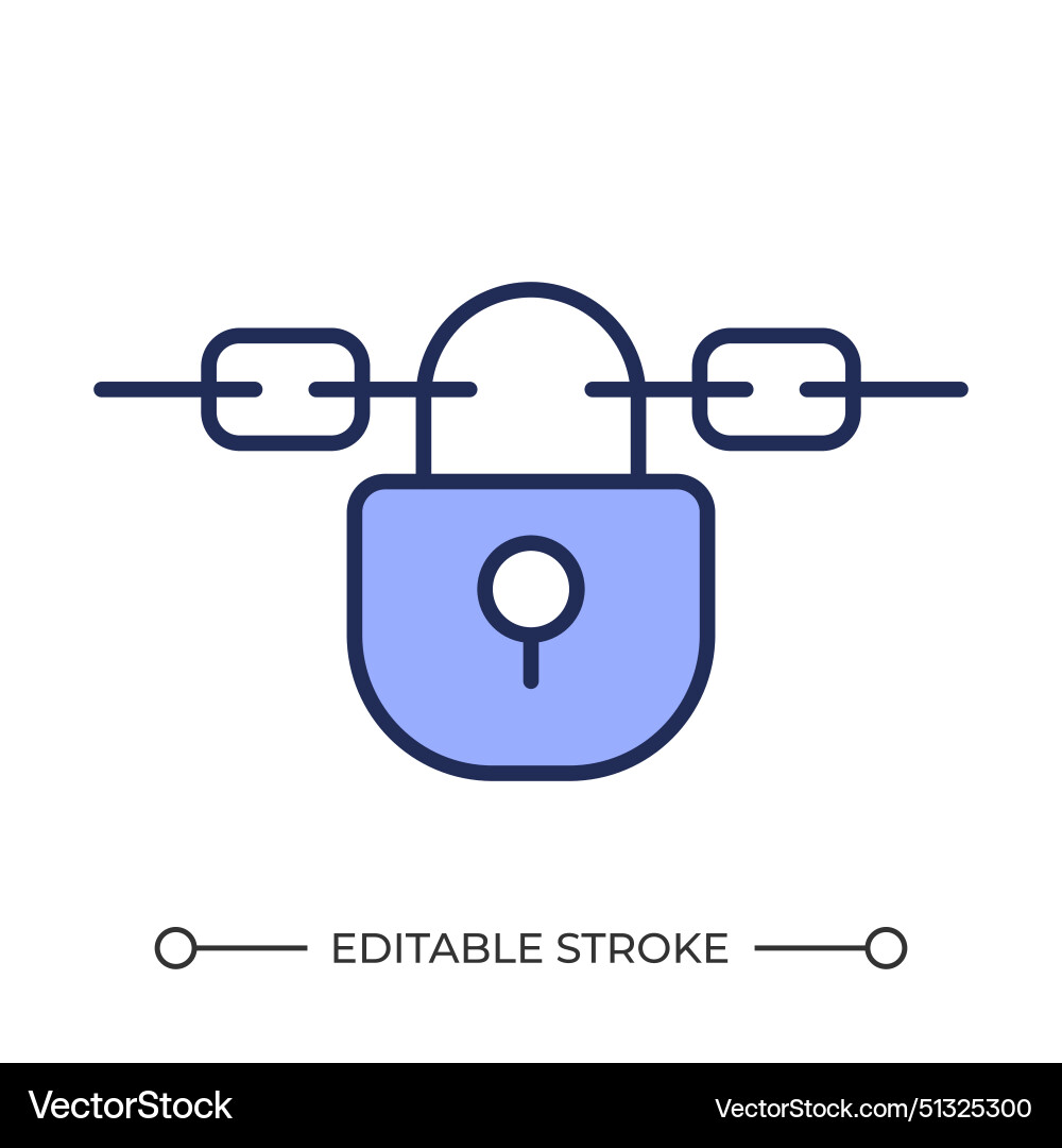 Chain with lock rgb color icon Chain with lock rgb color icon vector image