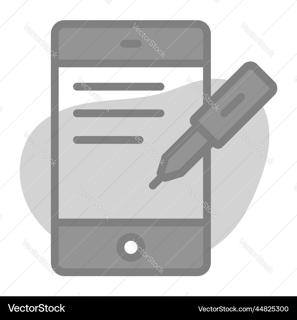 Editable icon user interface as a simple sign vector image