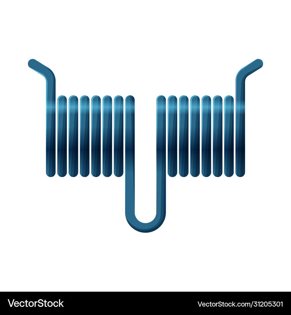 Design coil and detail logo web element Vector Image
