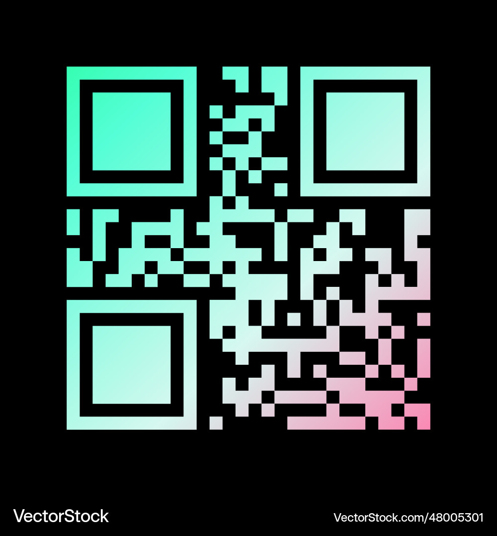 Qr code quick response marketing Vector Image