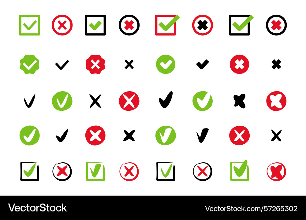 Checkbox Zecken und Checkmarks zur Bestätigung Checkbox Zecken und Checkmarks zur Bestätigung vektorbild