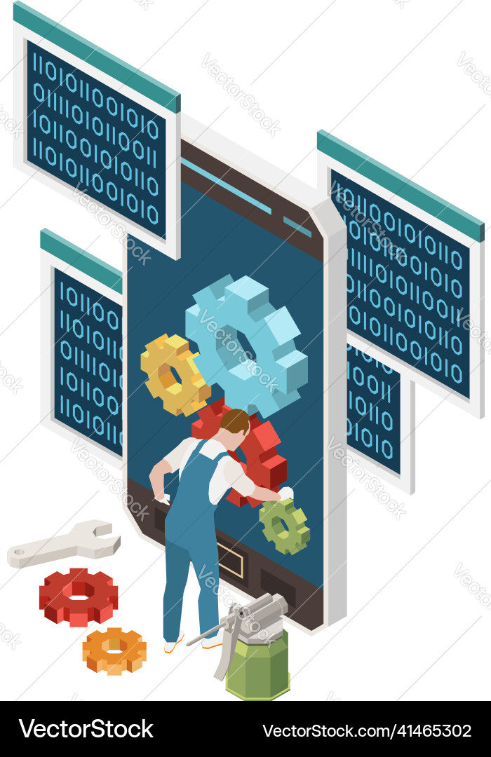Code Getriebe Programmierkomposition Code Getriebe Programmierkomposition vektorbild