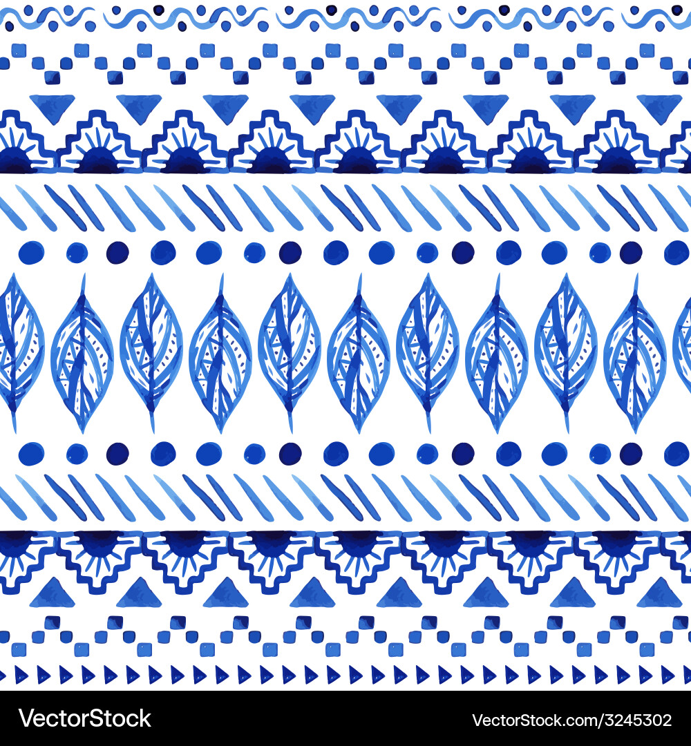 Seamless aztec pattern Royalty Free Vector Image