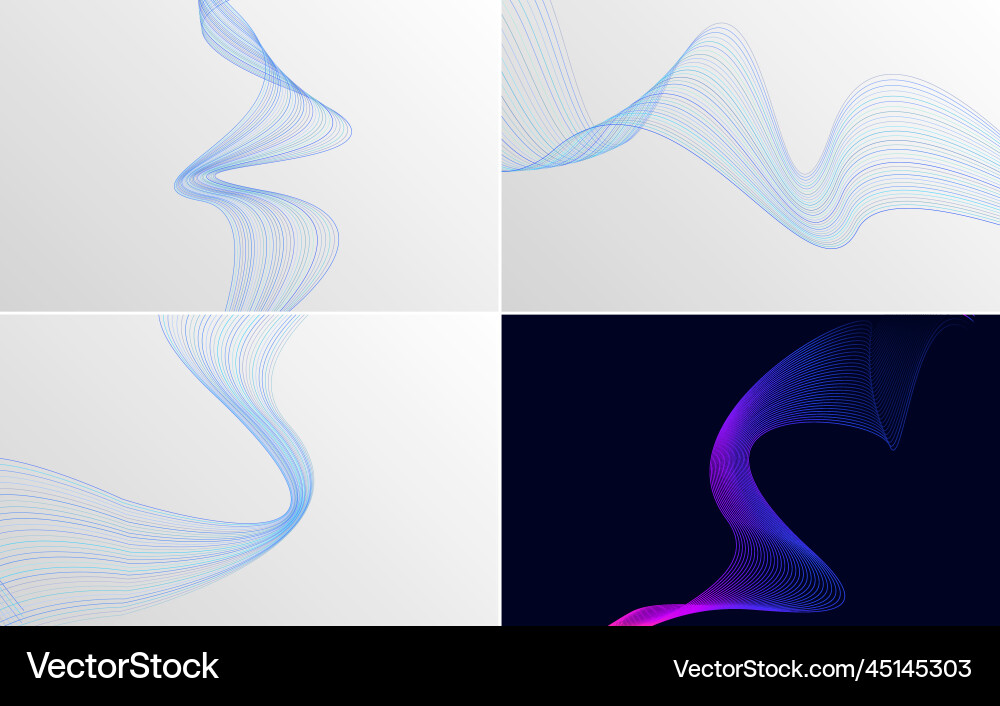 Collection of geometric minimal lines pattern set Collection of geometric minimal lines pattern set Vector Image