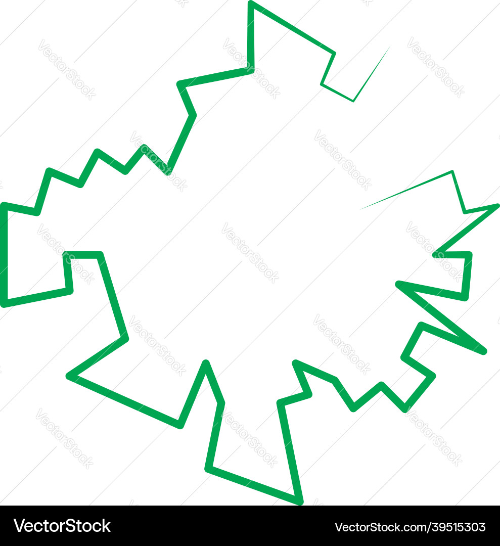 Geometric random circular element abstract Vector Image