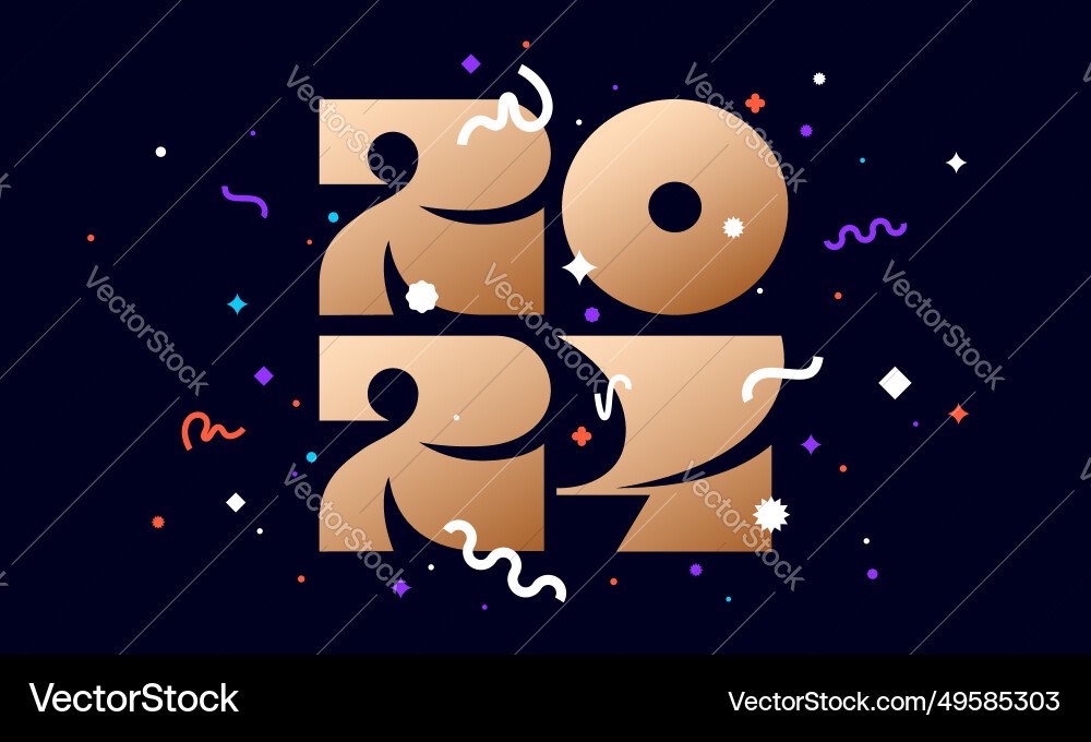 Happy new year 2024 Happy new year 2024 vector image